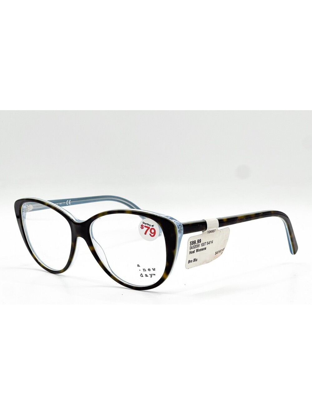 A New Day A32099 1007 Brown Blue Authentic Eyeglasses 54-14-140